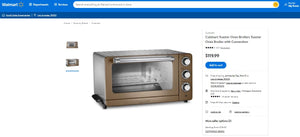 102221016 Cuisinart Toaster Oven Broilers Toaster Oven Broiler with Convection