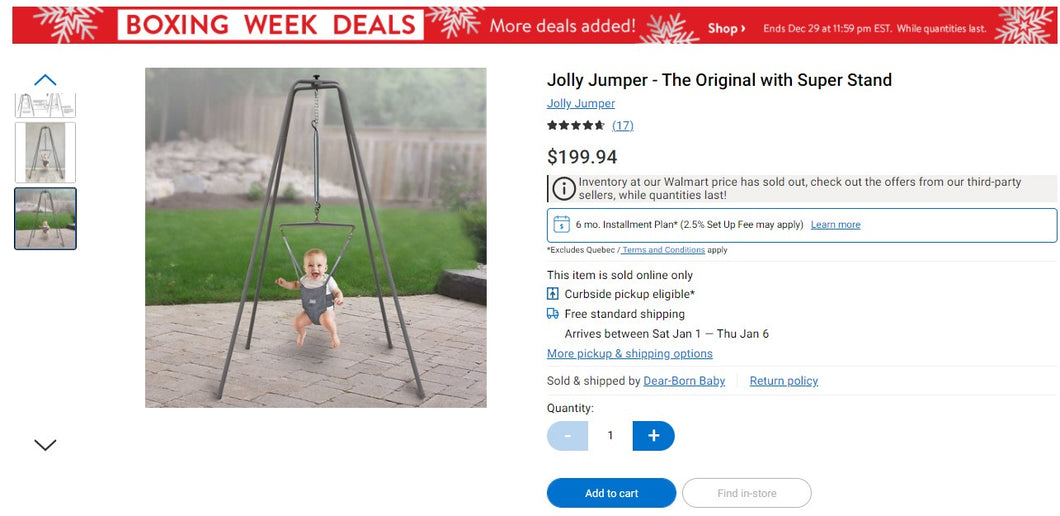 121521001 JOLLY JUMPER THE ORIGINAL WITH SUPER STAND