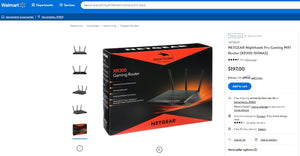 122821014 NIGHTHAWK PRO GAMING ROUTER
