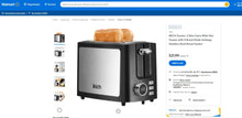 Load image into Gallery viewer, 12622017 IKICH BY HOMASY 2 SLICE TOASTER