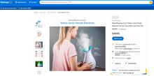 Load image into Gallery viewer, 12622018 PURE NANO STEAMER FACIAL STEAMER