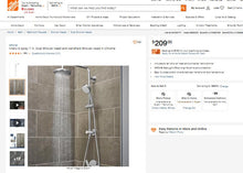 Load image into Gallery viewer, 12622023 GROHE VITALIO FLEX SHOWER SYSTEM