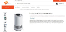 Load image into Gallery viewer, 12622024 NUVOMED DESKTOP AIR PURIFIER