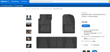 Load image into Gallery viewer, 12622048 WEATHER TECH AVM ALL VEHICLE 4 PIECE MAT SET