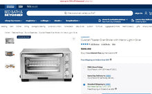 Load image into Gallery viewer, 12622050 CUISINART TOASTER OVEN BROILER