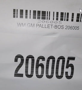 WM GM PALLET-BOS 206005