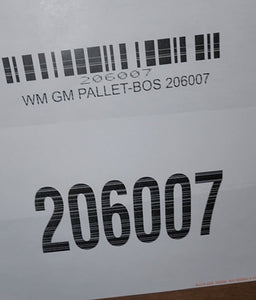 WM GM PALLET-BOS 206007