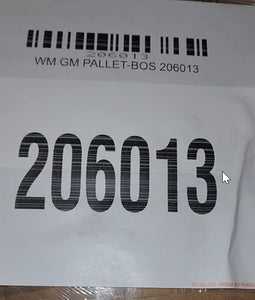 WM GM PALLET-BOS 206013