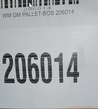 Load image into Gallery viewer, WM GM PALLET-BOS 206014