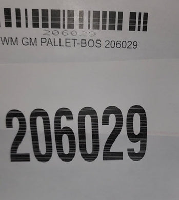 WM GM PALLET-BOS 206029