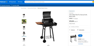 20422002 PROFESSIONAL CHAR-GRILLER PATIO PRO GRILL