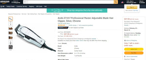 21622009 ANDIS MASTER ADJUSTABLE BLADE CLIPPER