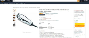 22822016 ANDIS MASTER ADJUSTABLE BLADE CLIPPER