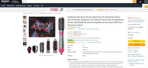 22822035 BRIGHTUP 4 IN 1 INTERCHANGEABLE HOT AIRBRUSH