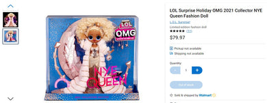 31622040 POUPEE MANNEQUIN DES FETES DE COLLECTION LOL SURPRIZE OMG2021 NYE QUEEN