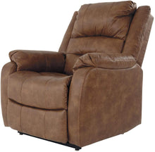 Load image into Gallery viewer, Signature Design by Ashley Yandel Upholstered Power Lift Recliner for Elderly, Brown