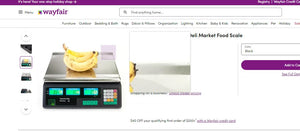 92721B019 Digital Price Computing Deli Market Food Scale