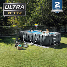 Load image into Gallery viewer, Intex 18ft X 9ft X 52in Ultra XTR Rectangular Pool Set with Sand Filter Pump, Ladder, Ground Cloth &amp; Pool Cover