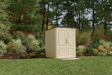 Load image into Gallery viewer, Rubbermaid Storage Shed 5x2 Feet, Sandalwood/Onyx Roof (FG5L1000SDONX), Sandstone