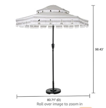 Load image into Gallery viewer, AI-Novogratz 88064CWG1E Poolside Connie Outdoor Umbrella, Gray