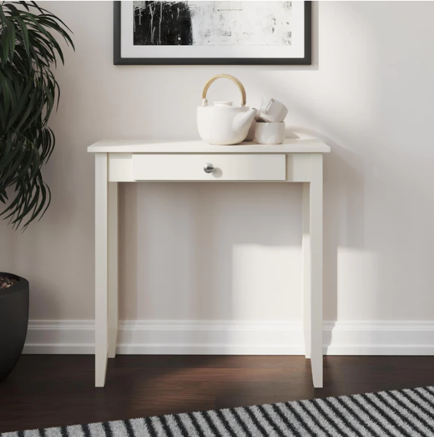 AI-DHP Rosewood Console Table, White