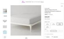 Load image into Gallery viewer, AI- UPC 029986604743 Signature Sleep Contour 10 Independently Encased Coil Mattress, QUEEN