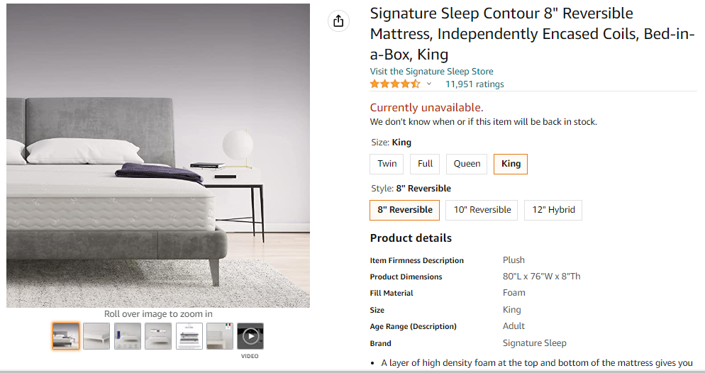 Contour, Bedding