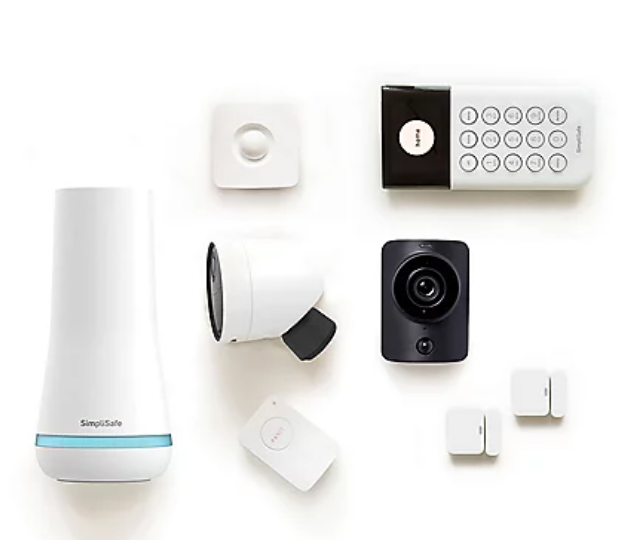 simplisafe home security system with outdoor camera