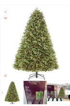 Load image into Gallery viewer, 92622003 UPC192072535365 - Home Decorators Collection 7.5 Foot Kingsley Balsam Fir LED Pre-Lit Tree - COMES IN TWO BOXES