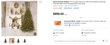 Load image into Gallery viewer, Home DECORATORS Holiday 7.5 ft Cavalier Fraser Fir LED Pre-Lit Artificial Christmas Tree with 5000 Colour Changing Micro Dot Lights