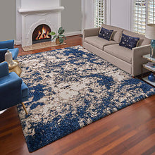 Load image into Gallery viewer, Thomasville Hudson Ultra Soft Luxury Shag Area Rug, Kai Blue 8x10 - VERY NICE!