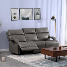 Load image into Gallery viewer, Dovestone Leather Power Reclining Sofa with Power Headrests