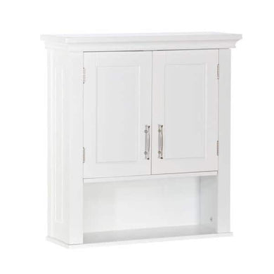 AI-Somerset Collection 22.88 in. W x 24.38 in. H x 7.88 in. D 2-Door Wall Cabinet in White